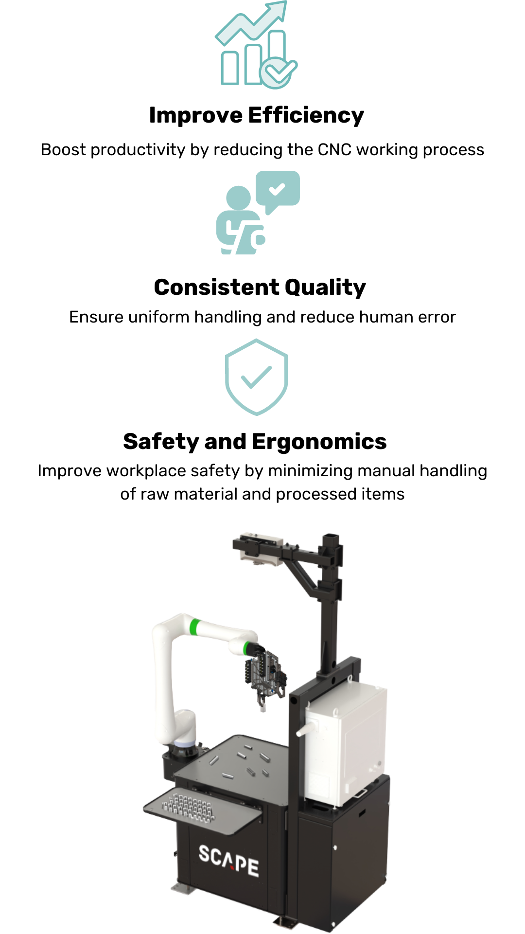 Scape Robotic CNC Machine Tending